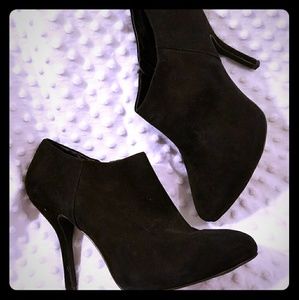 Barely worn suede heels